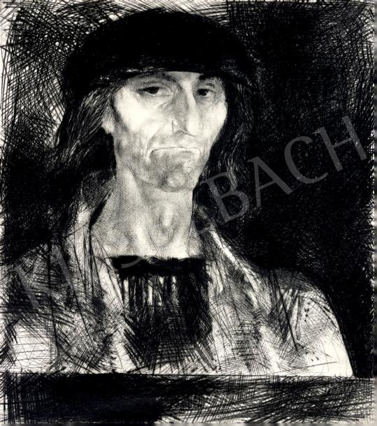 For sale  Szász, Endre - Villon in a beret 's painting