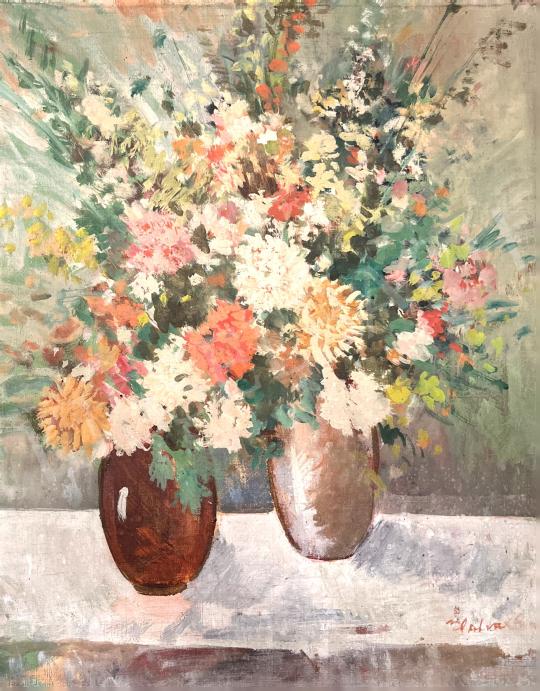 For sale Halvax, Gyula - Flower still life 's painting