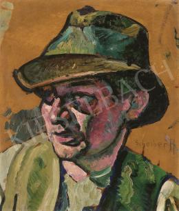  Scheiber, Hugó - Boy with Hat, end of the 1910s 