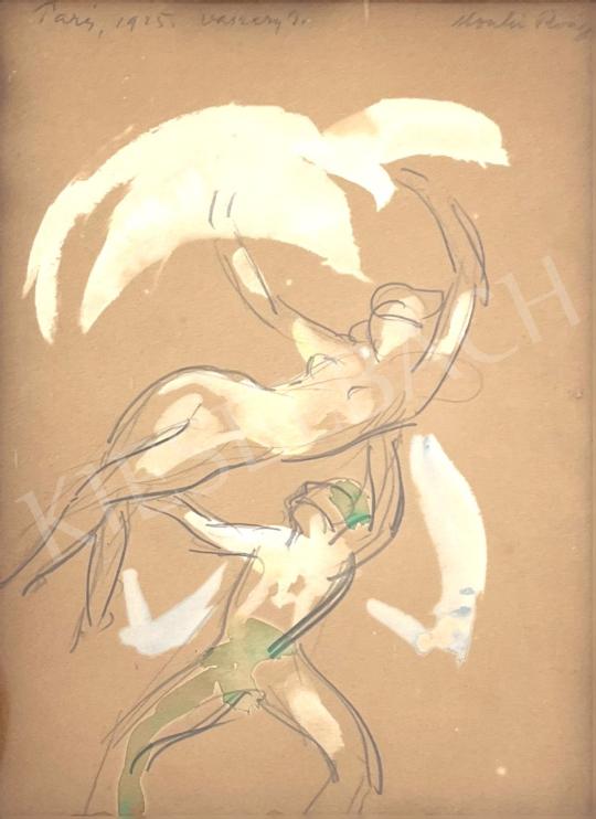  Vaszary János - Art deco táncosok (Moulin Rouge ) 1925 festménye