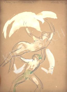  Vaszary János - Art deco táncosok (Moulin Rouge ) 1925 