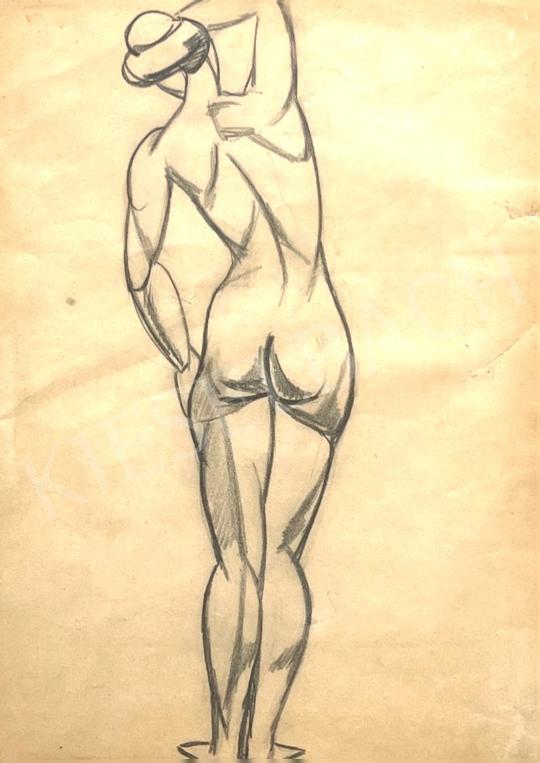 For sale  Perlrott Csaba, Vilmos - Women's back nudes 1910s  's painting
