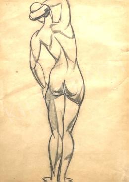  Perlrott Csaba, Vilmos - Women's back nudes 1910s  