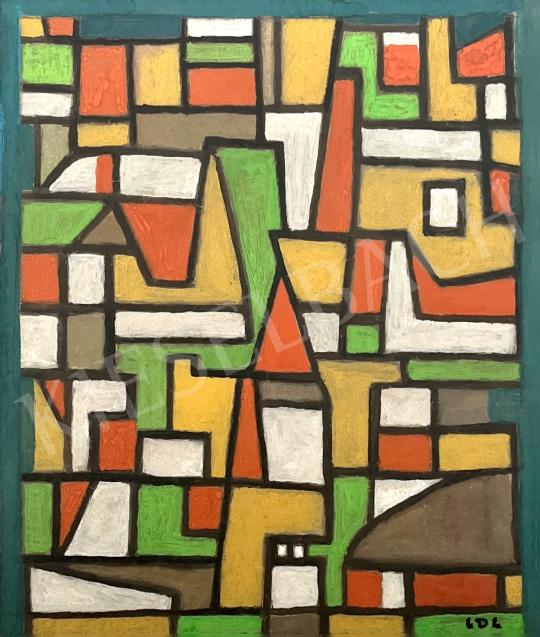 For sale  Dávid Lehel - Abstract city  's painting
