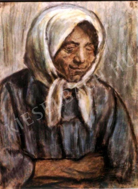 Nagy, István - Old Peasant Woman, about 1926 painting
