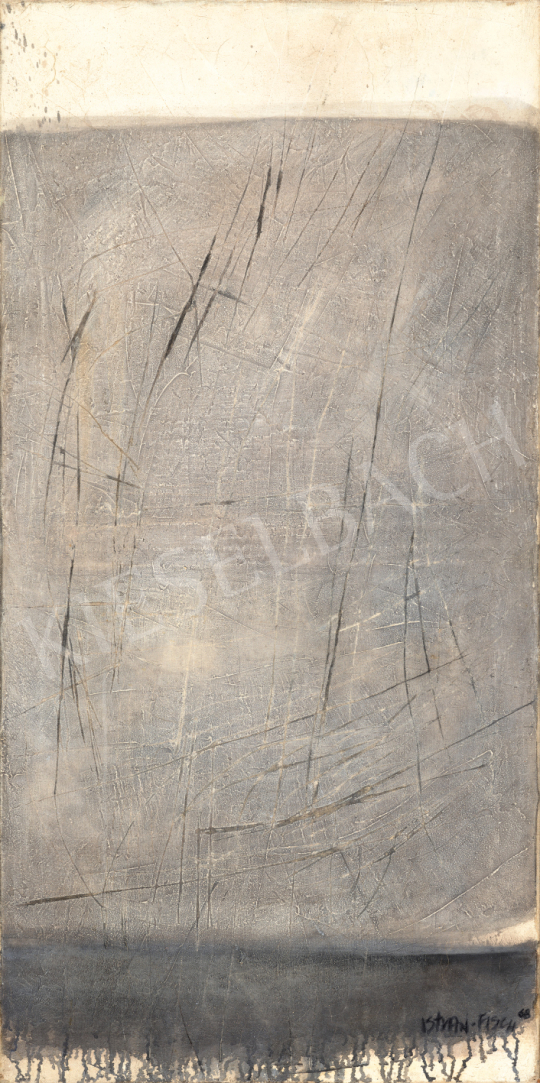  Fisch István - Mozdulatok a falon, 1968 | 2. Háború Utáni és Kortárs Művek Aukciója aukció / 43 tétel