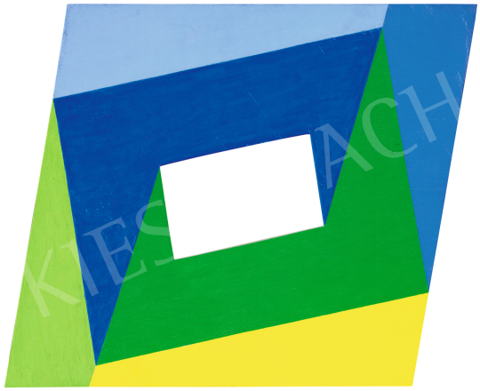  Fajó János - Zöld, sárga, kék, 1999 | 2. Háború Utáni és Kortárs Művek Aukciója aukció / 62 tétel