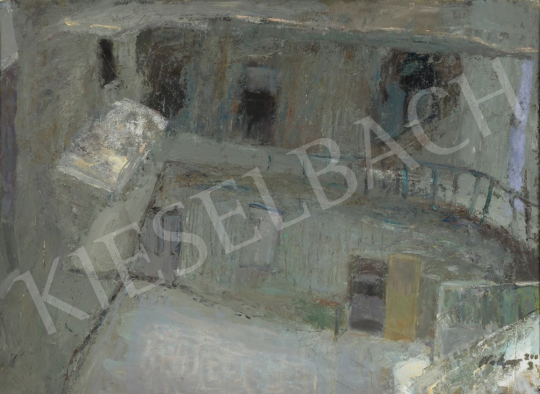 Nádor Tibor - Téli város (Körfolyosók és belső udvarok), 2003 | 2. Háború Utáni és Kortárs Művek Aukciója aukció / 69 tétel