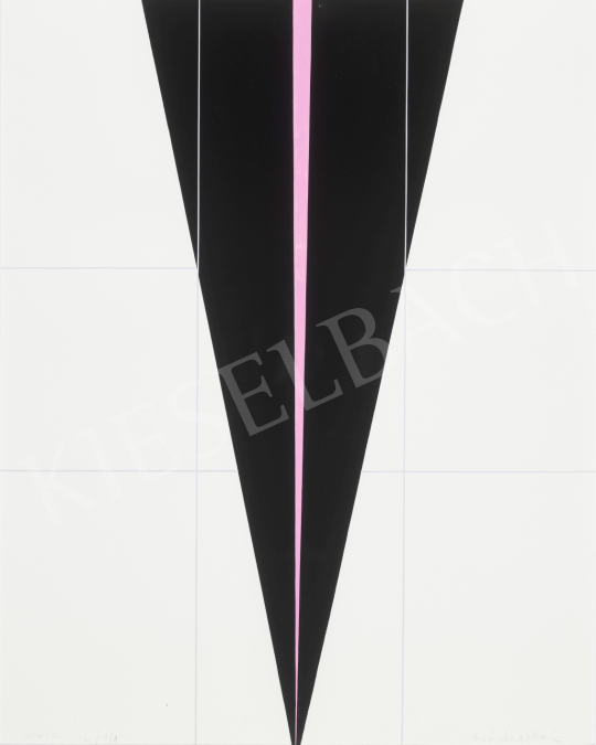  Nádler István - Érzékeny rózsaszín (Geometrikus struktúra), 2016 | 2. Háború Utáni és Kortárs Művek Aukciója aukció / 90 tétel