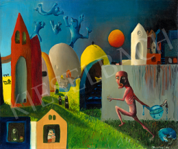  Szirtes, János - Surrealistic Landscape (Vision), 1972 