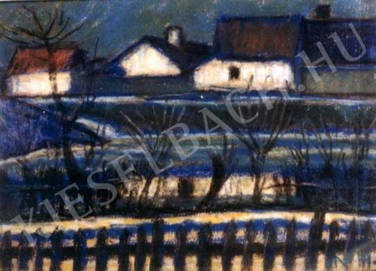 Nagy, István - Farm Houses painting