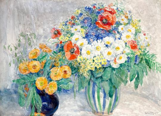 For sale Telkessy, Valéria, - Flower Still Life  's painting