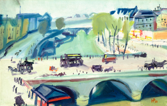 Huzella Pál - Párizs, Szajna-part (Pont St. Michel), 1933 | 71. Tavaszi aukció aukció / 1 tétel