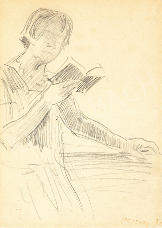  Vaszary, János - Reading Girl | 71st Spring auction auction / 18 Lot