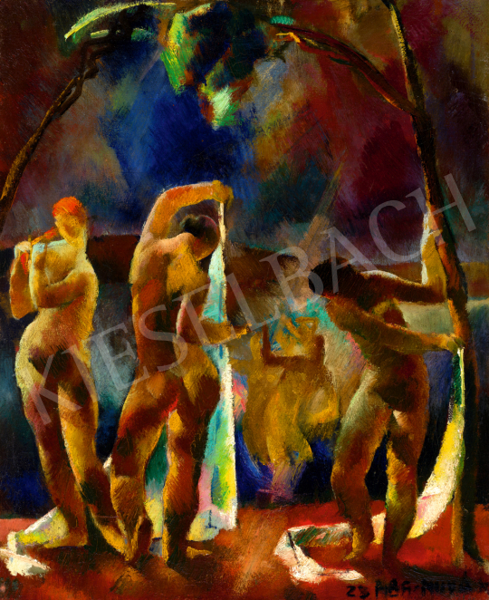Aba-Novák, Vilmos - Bathing Women (Female Nudes), 1923 | 71st Spring auction auction / 31 Lot