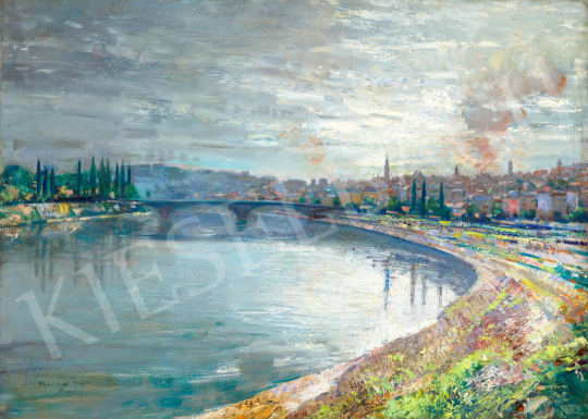 Halvax, Gyula - Panorama of Budapest | 71st Spring auction auction / 44 Lot