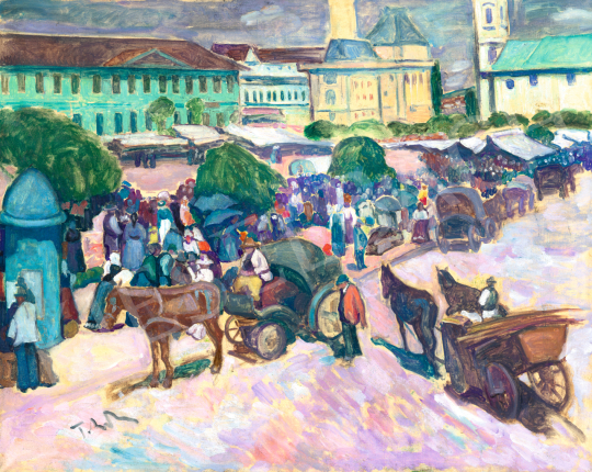 Tibor, Ernő - Nagyvárad (Várad Square), c. 1910 | 71st Spring auction auction / 49 Lot