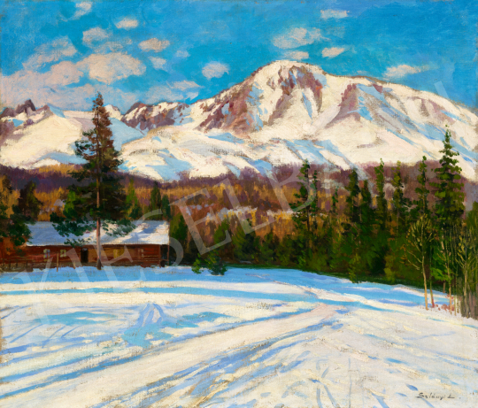Szlányi, Lajos - Tátra (Winter Sunny Mountains), c. 1920 | 71st Spring auction auction / 68 Lot
