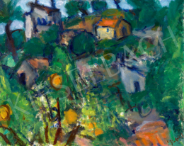  Czóbel Béla - Dél-francia táj narancsfával (Cagnes), 1936-37 