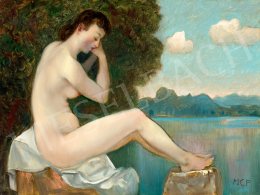  Molnár C., Pál - Nude by the Lake 
