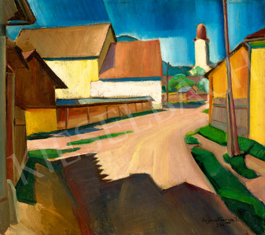  Ilosvai Varga, István - Street in Nagybánya, 1931 | 71st Spring auction auction / 113 Lot