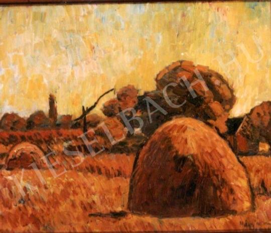 Nagy, István - Haystacks painting