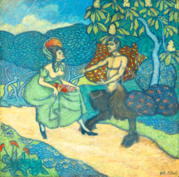  Götz, Béla Ernő - Art Nouveau Scene (Seduction), c. 1910 