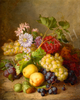  Lach, Andreas  - Still Life with Fruit, 1853 