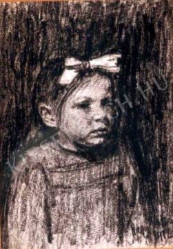 Nagy, István - Portrait of a Girl painting