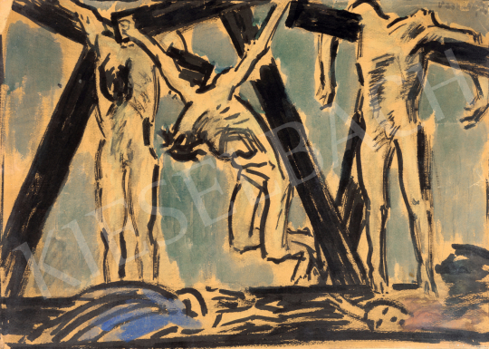  Vaszary, János - Golgotha (Trianon), c. 1920 | 71st Spring auction auction / 214 Lot