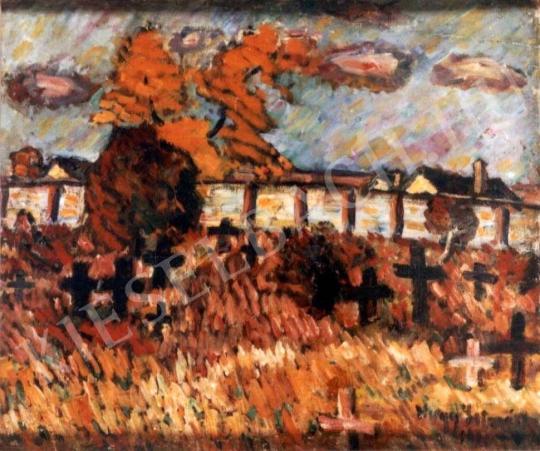 Nagy, István - Cemetery painting