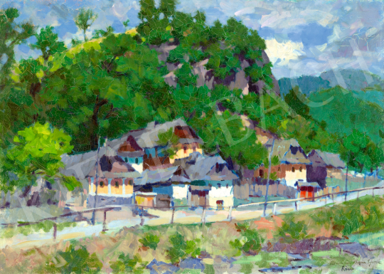  Unknown Central-European Artist, c.1930 - Houses in Transylvania, c. 1930 | 71st Spring auction auction / 122 Lot