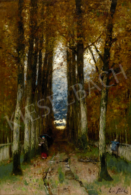  Paál László és Munkácsy Mihály - Eső után, őszi hangulat (Napnyugta), 1873 