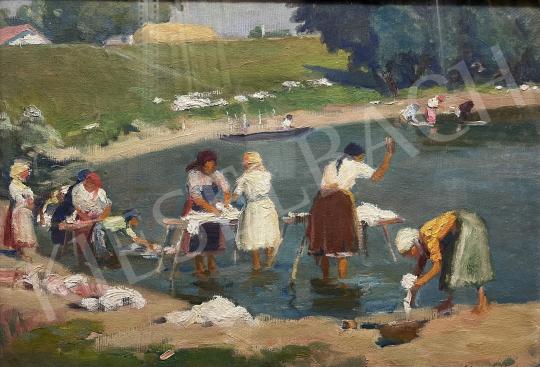 Husvéth, Lajos - Waterfront painting