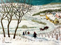  Czene, Béla jr. - Winter landscape, 1978  
