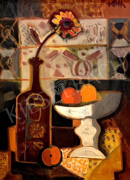 For sale  Tóth, László - Still life with folk motifs  's painting