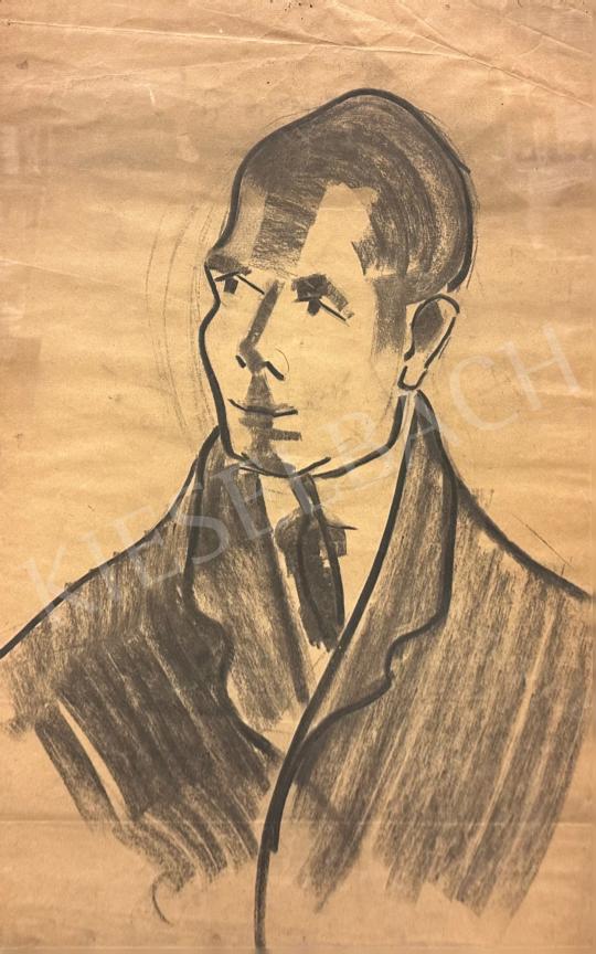 Eladó  Móricz Margit - Nyakkendős férfi festménye