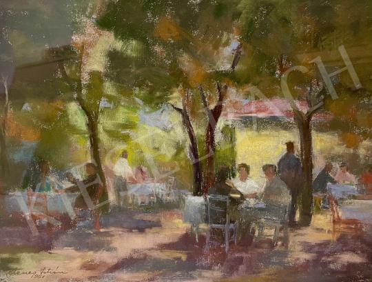 For sale Dienes, István - In a summer garden restaurant, 1961  's painting