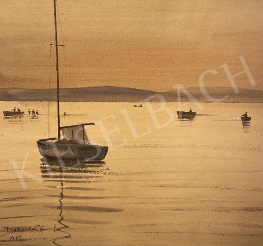 Dobroszláv, József - Balaton, 1969  painting