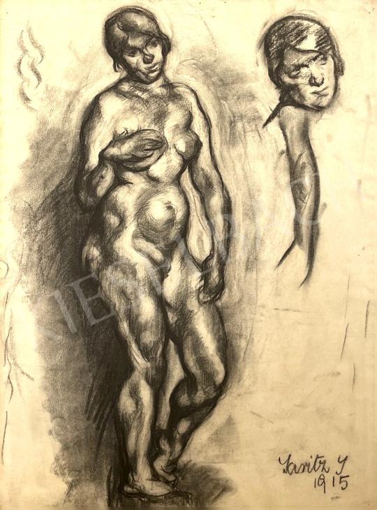 Járitz Józsa - Modell, 1915  festménye