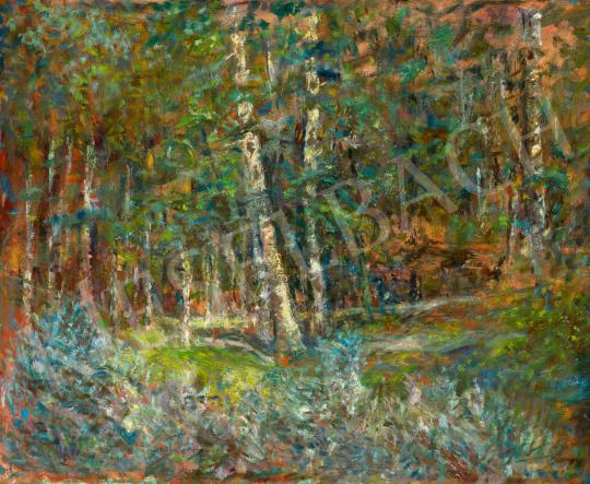 Eladó Halápy János - Tisztás az erdőben festménye