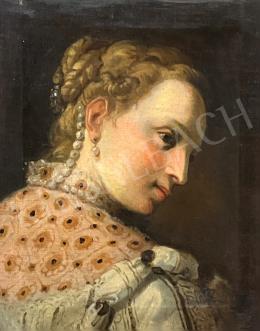  Ismeretlen 18-19. századi festő  - Portrait of a woman  