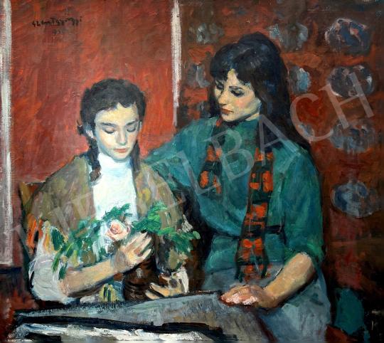 For sale Szentgyörgyi, Kornél - Mother with Child, 1958  's painting