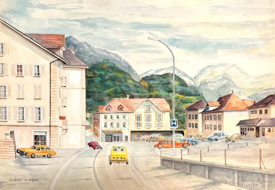 For sale  Fencz Lajos  - Chatel St. Denis, 1988  's painting