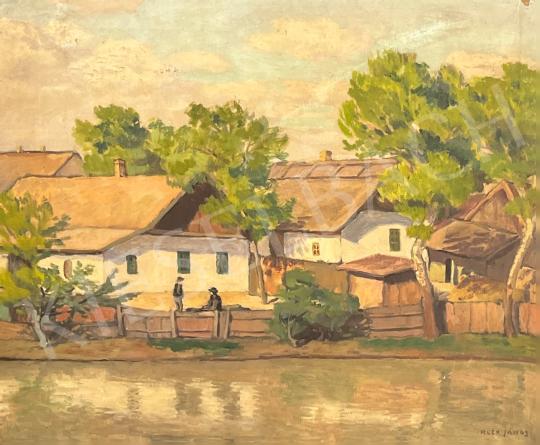 For sale Kléh, János - Tisza bank in Szolnok 's painting