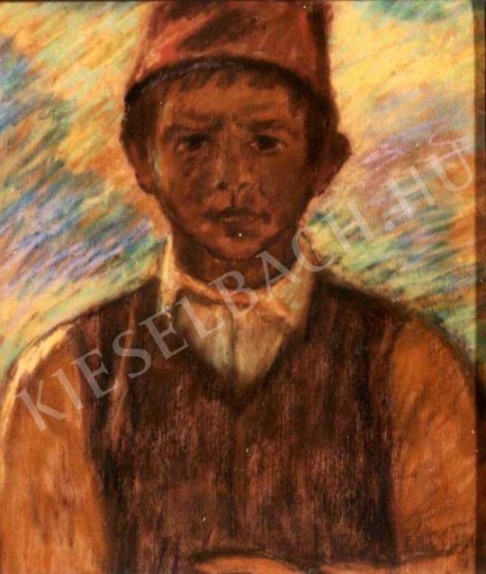 Nagy, István - Red Hatted Boy painting