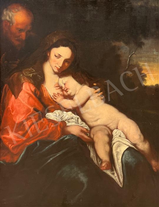 Eladó Ismeretlen festő - Szent Család (Van Dyck után)  festménye