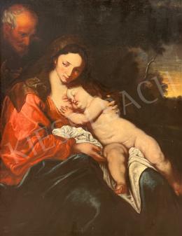Ismeretlen festő - Szent Család (Van Dyck után)  