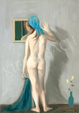 Mácsai, István - Young Girl in front of a Mirror, 1971 