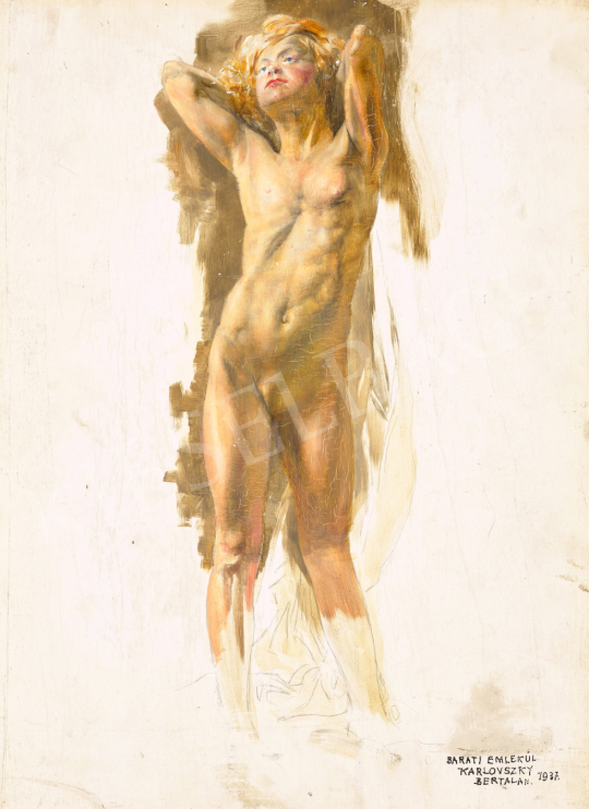  Karlovszky, Bertalan - Streching Nude, 1937 | 72nd Autumn auction auction / 20 Lot